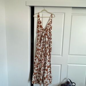 Long floral wedding guest dress